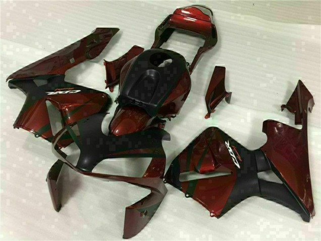 2003-2004 Black Red Honda CBR600RR Replacement Motorcycle Fairings for Sale