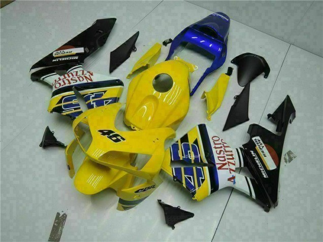 2003-2004 Yellow Honda CBR600RR Motorcyle Fairings for Sale