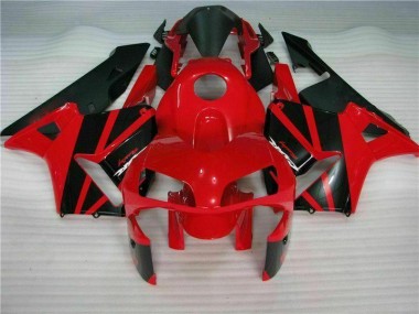 2003-2004 Red Black Honda CBR600RR Motorcycle Fairing Kit for Sale