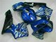 2003-2004 Blue with Silver Flame Honda CBR600RR Motorbike Fairing for Sale