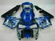 2003-2004 Blue with Silver Flame Honda CBR600RR Motorbike Fairing for Sale