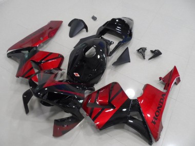 2003-2004 Black Candy Red Honda CBR600RR Motorcycle Fairing for Sale