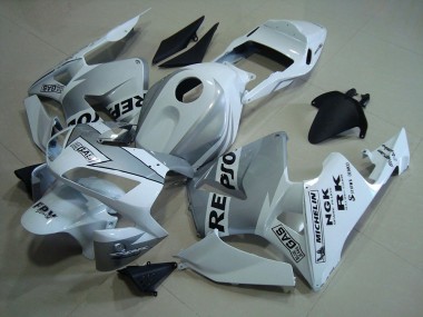 2003-2004 Repsol White Silver Honda CBR600RR Motorcycle Fairings Kits for Sale