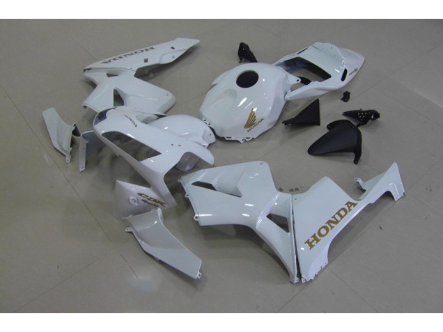 2003-2004 White Gold Honda CBR600RR Replacement Fairings for Sale