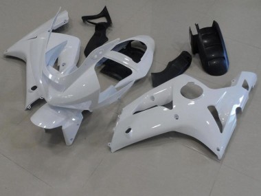 2003-2004 White Kawasaki ZX6R Bike Fairings for Sale