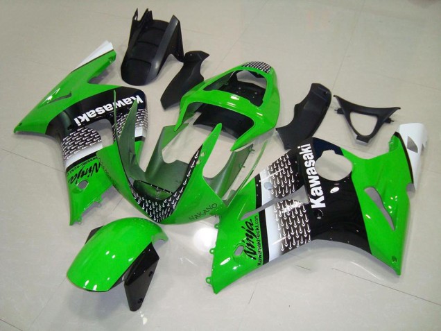 2003-2004 Green Nakano Kawasaki ZX6R Replacement Motorcycle Fairings for Sale