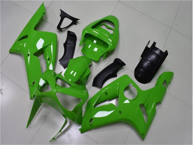 2003-2004 Green Kawasaki ZX6R Replacement Fairings for Sale