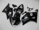 2003-2004 Glossy Black Suzuki GSXR 1000 Motorcycle Fairings Kits for Sale