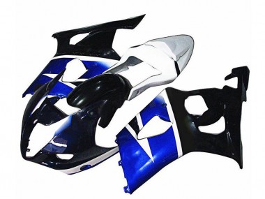 2003-2004 Blue White Suzuki GSXR 1000 Motorcycle Replacement Fairings for Sale