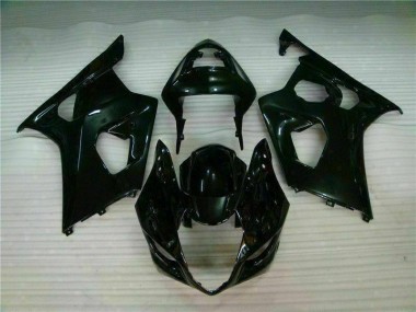 2003-2004 Glossy Black Suzuki GSXR 1000 Motorcylce Fairings for Sale