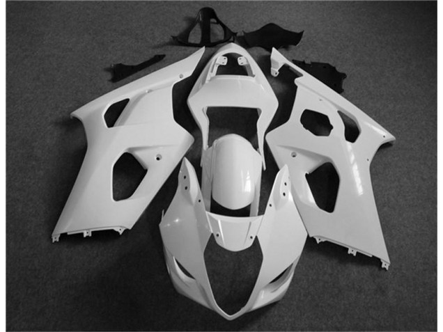 2003-2004 White Suzuki GSXR 1000 Motorcycle Fairing for Sale