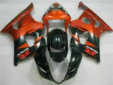 2003-2004 Brown Black Suzuki GSXR 1000 Replacement Motorcycle Fairings for Sale