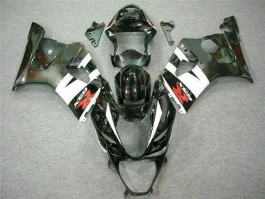 2003-2004 White Black Suzuki GSXR 1000 Motorcycle Replacement Fairings for Sale