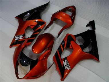 2003-2004 Brown Black Suzuki GSXR 1000 Motorcycle Fairings for Sale