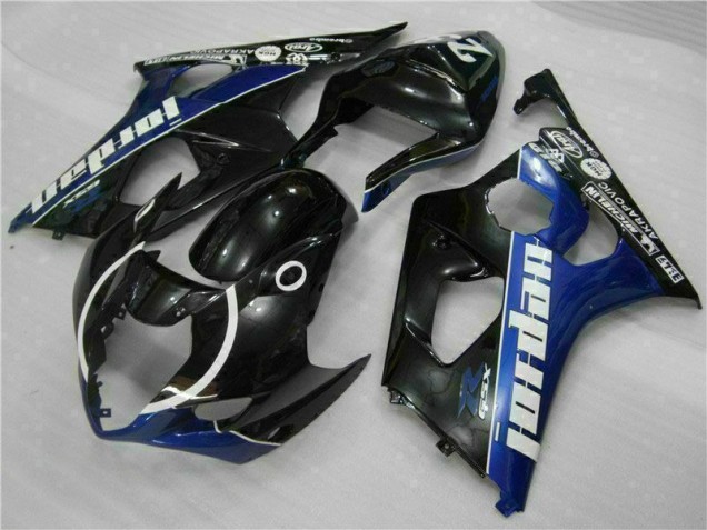 2003-2004 Black Blue Suzuki GSXR 1000 Motorcycle Fairing & Bodywork for Sale