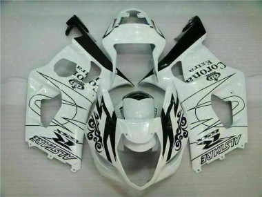 2003-2004 White Suzuki GSXR 1000 Motor Bike Fairings for Sale