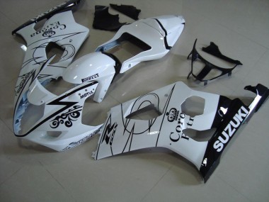 2003-2004 White Corona Suzuki GSXR 1000 Bike Fairings for Sale