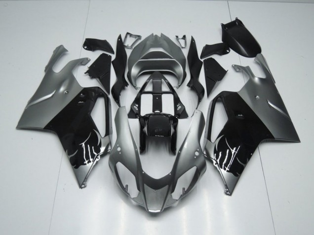 2003-2006 Grey and Black Aprilia RSV1000 Bike Fairing Kit for Sale