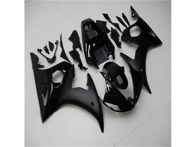 2003-2005 Glossy Matte Black Yamaha YZF R6 Motor Fairings for Sale