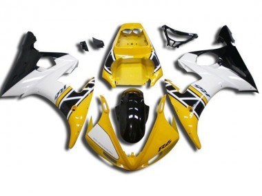 2003-2005 Yellow Yamaha YZF R6 Bike Fairings for Sale