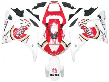 2003-2005 White Red Lucky Strike Yamaha YZF R6 Replacement Fairings for Sale