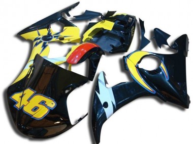 2003-2005 Number 46 Yamaha YZF R6 Bike Fairing Kit for Sale