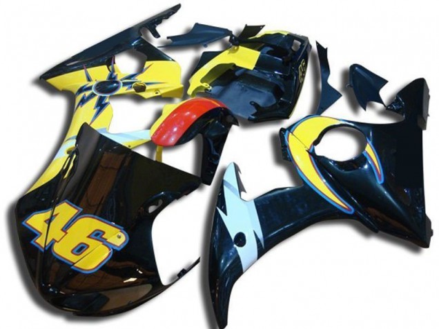 2003-2005 Number 46 Yamaha YZF R6 Bike Fairing Kit for Sale