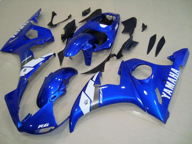 2003-2005 Blue Yamaha YZF R6 Motorbike Fairing for Sale