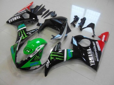 2003-2005 Green Monster Yamaha YZF R6 Replacement Motorcycle Fairings for Sale