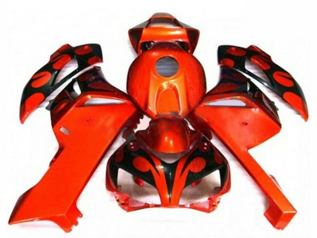 2004-2005 Orange Black Honda CBR1000RR Motorcyle Fairings for Sale