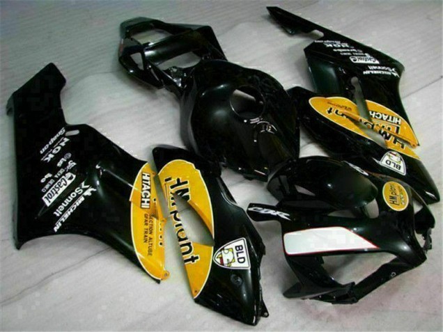 2004-2005 Yellow Black Honda CBR1000RR Motorbike Fairing for Sale