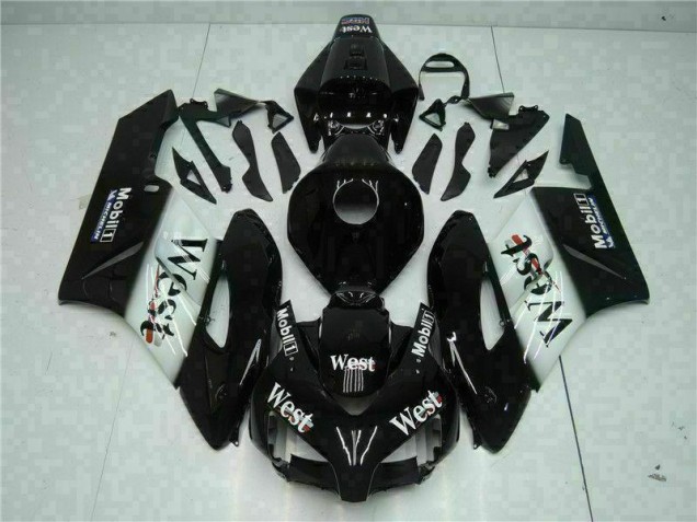 2004-2005 Black West Honda CBR1000RR Replacement Motorcycle Fairings for Sale