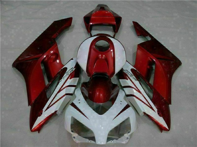 2004-2005 White Red Honda CBR1000RR Bike Fairing Kit for Sale