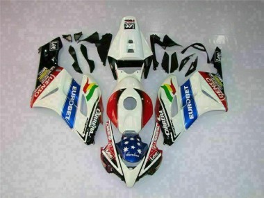 2004-2005 White Red Honda CBR1000RR Motorcycle Replacement Fairings for Sale