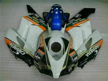 2004-2005 White Blue Honda CBR1000RR Replacement Fairings for Sale