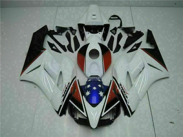 2004-2005 White Black Honda CBR1000RR Motorcycle Fairings Kit for Sale