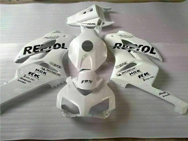 2004-2005 White Black Repsol Honda CBR1000RR Motorcycle Fairing Kit for Sale