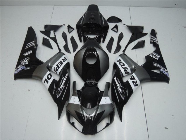 2004-2005 Grey Black Repsol Honda CBR1000RR Motorcycle Replacement Fairings for Sale