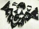 2003-2005 Glossy Black Kawasaki ZX10R Bike Fairings for Sale