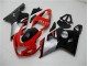 2004-2005 Red Black Suzuki GSXR 600/750 Motorbike Fairing Kits for Sale