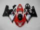 2004-2005 Red Black Suzuki GSXR 600/750 Motorbike Fairing Kits for Sale