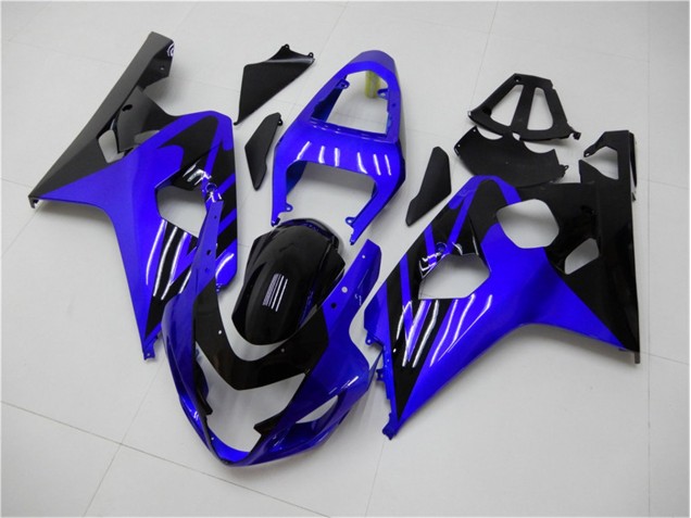 2004-2005 Blue Black Suzuki GSXR 600/750 Motorcycle Fairings Kits for Sale