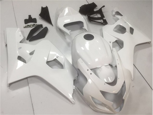 2004-2005 Glossy White Suzuki GSXR 600/750 Moto Fairings for Sale