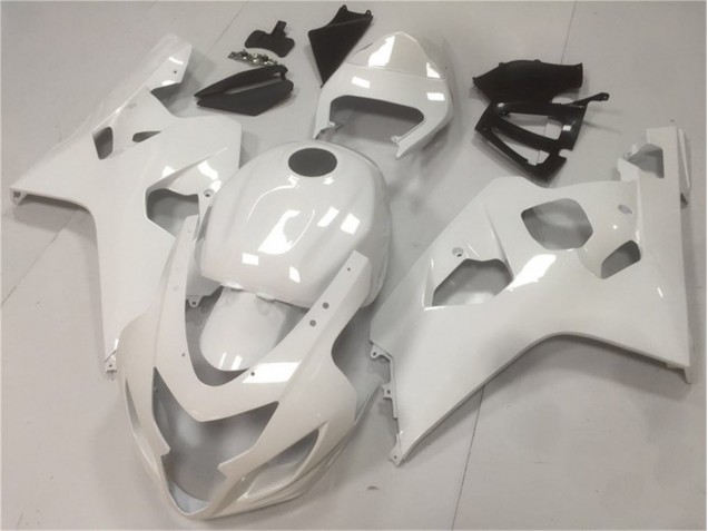 2004-2005 Glossy White Suzuki GSXR 600/750 Moto Fairings for Sale