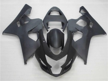 2004-2005 Matte Black Suzuki GSXR 600/750 Motorcycle Replacement Fairings for Sale