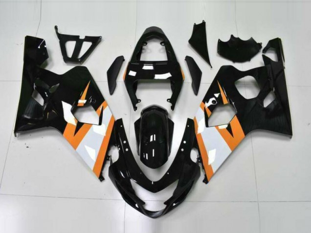 2004-2005 Orange Black Suzuki GSXR 600/750 Motorcycle Fairings for Sale