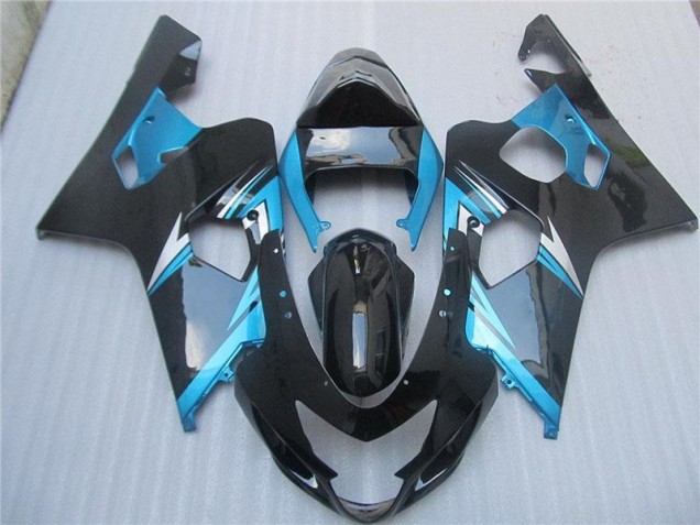 2004-2005 Blue Black Suzuki GSXR 600/750 Motorcycle Fairing Kit for Sale