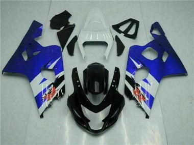 2004-2005 Blue Black Suzuki GSXR 600/750 Moto Fairings for Sale