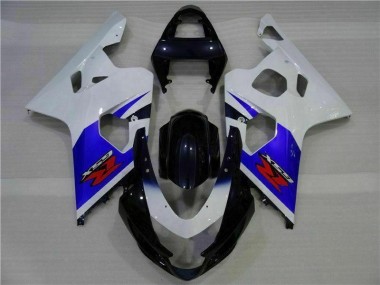 2004-2005 Blue White Suzuki GSXR 600/750 Motorcycle Replacement Fairings for Sale