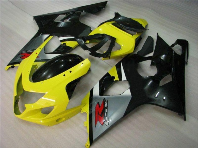 2004-2005 Yellow Black Suzuki GSXR 600/750 Motorbike Fairing for Sale